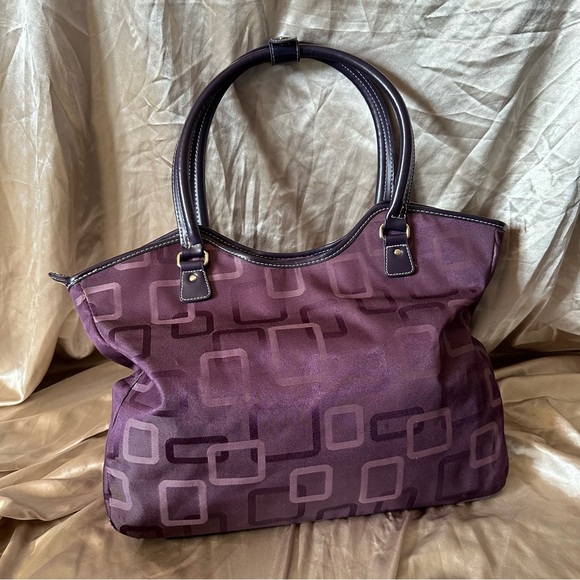 Apt. 9 Canvas Monogram Shoulder Bag - Picture 3 of 4